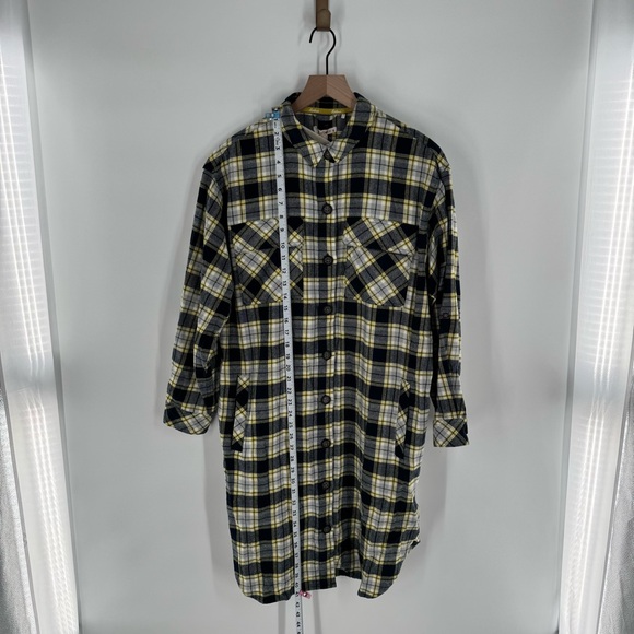 New! Barbour Lunan Plaid Button Down Dress Size US 10 - Picture 10 of 11